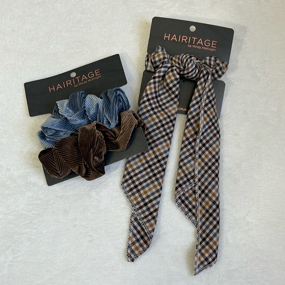 Hairitage by Mindy McKnight Women’s Hair Scrunchie Bundle